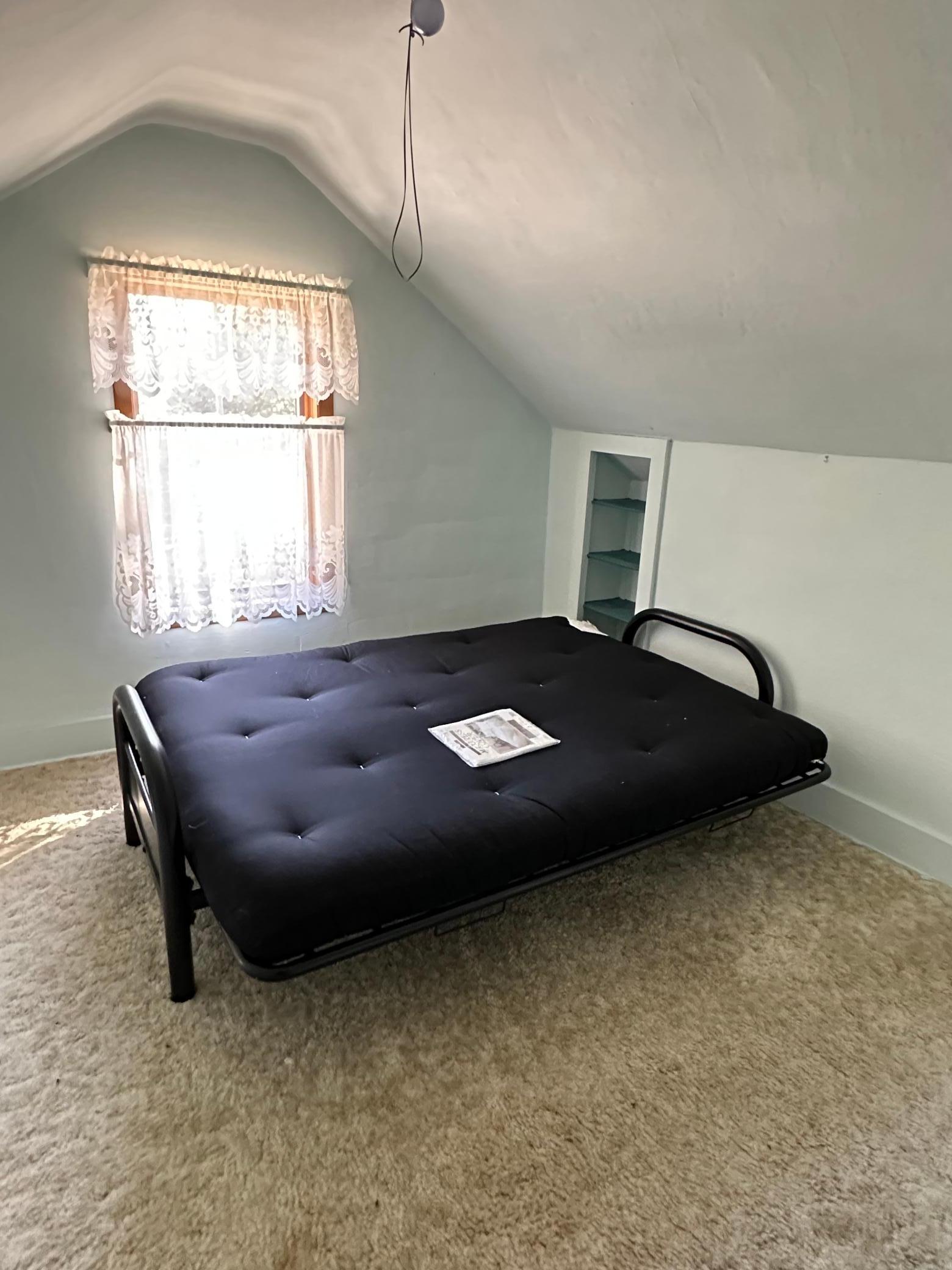 You'll find built-in storage options throughout the home.