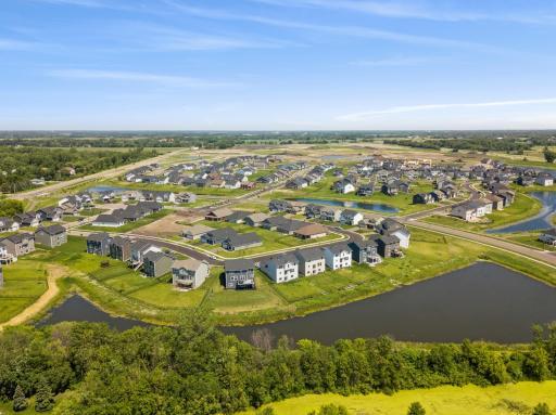 The homeowners in the Watermark community get to enjoy numerous pond, wetland's, parks and trails that are intertwined throughout the community!