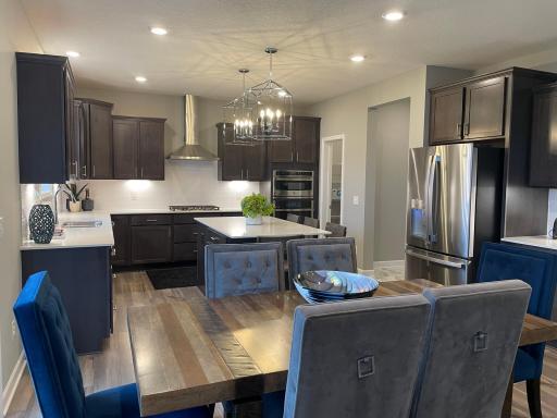 Naturally bright, the impressive kitchen showcases an abundance of cabinet space!