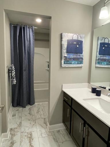 With the second full bathroom on the second floor, now everyone has space to get ready in the busy mornings.