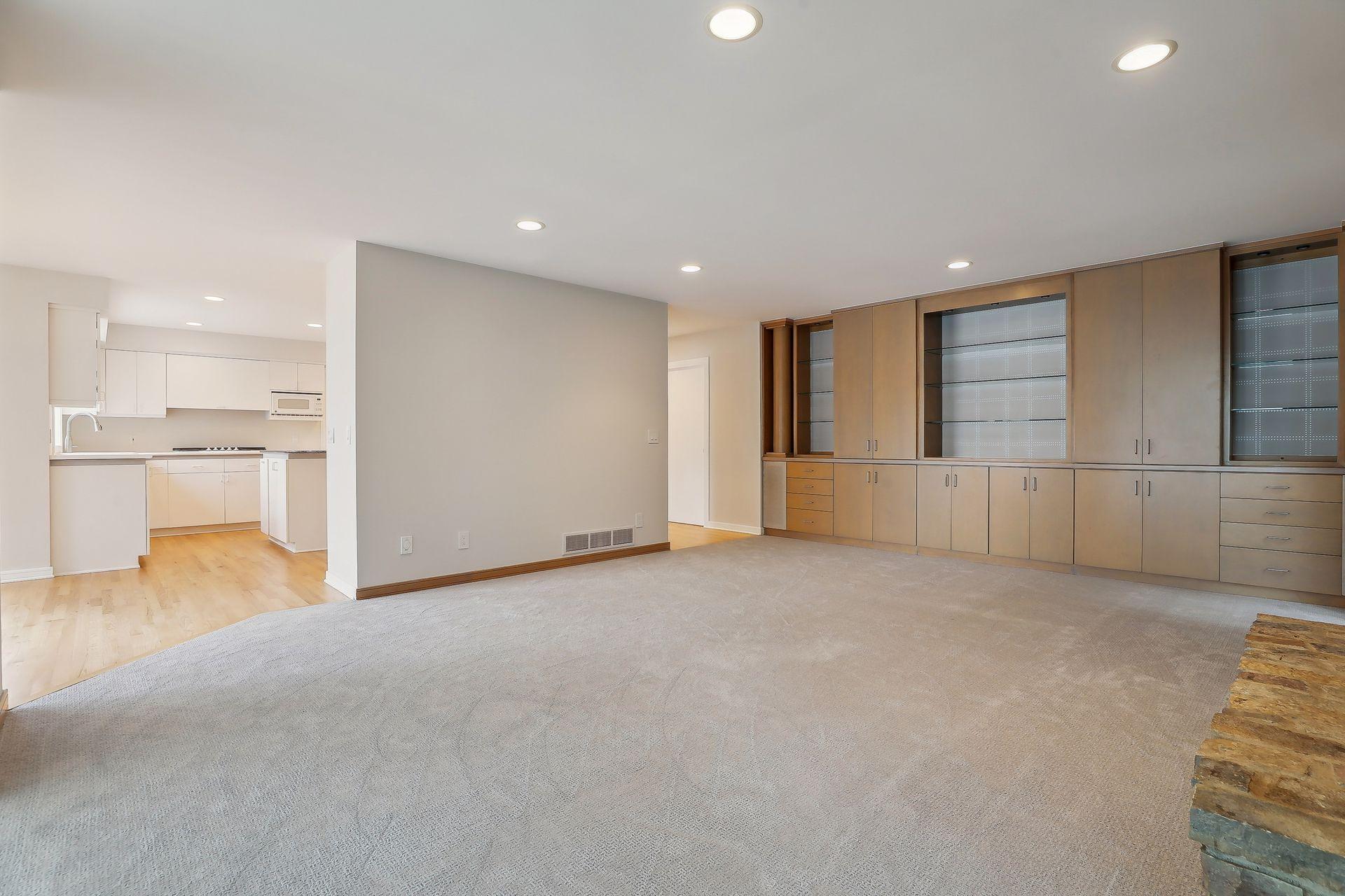 Built in book shelves