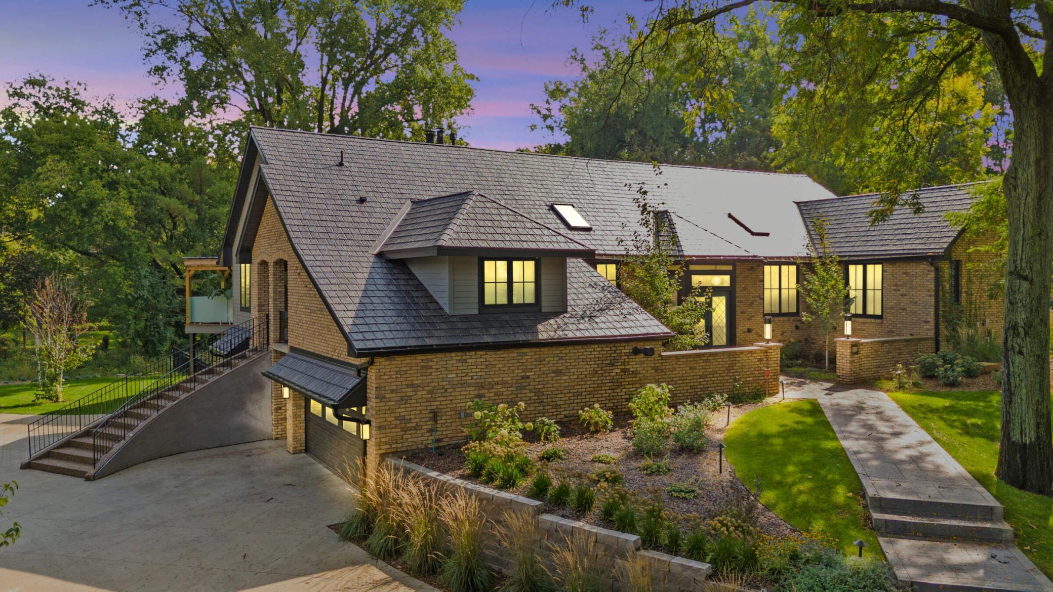 New metal shingle roof