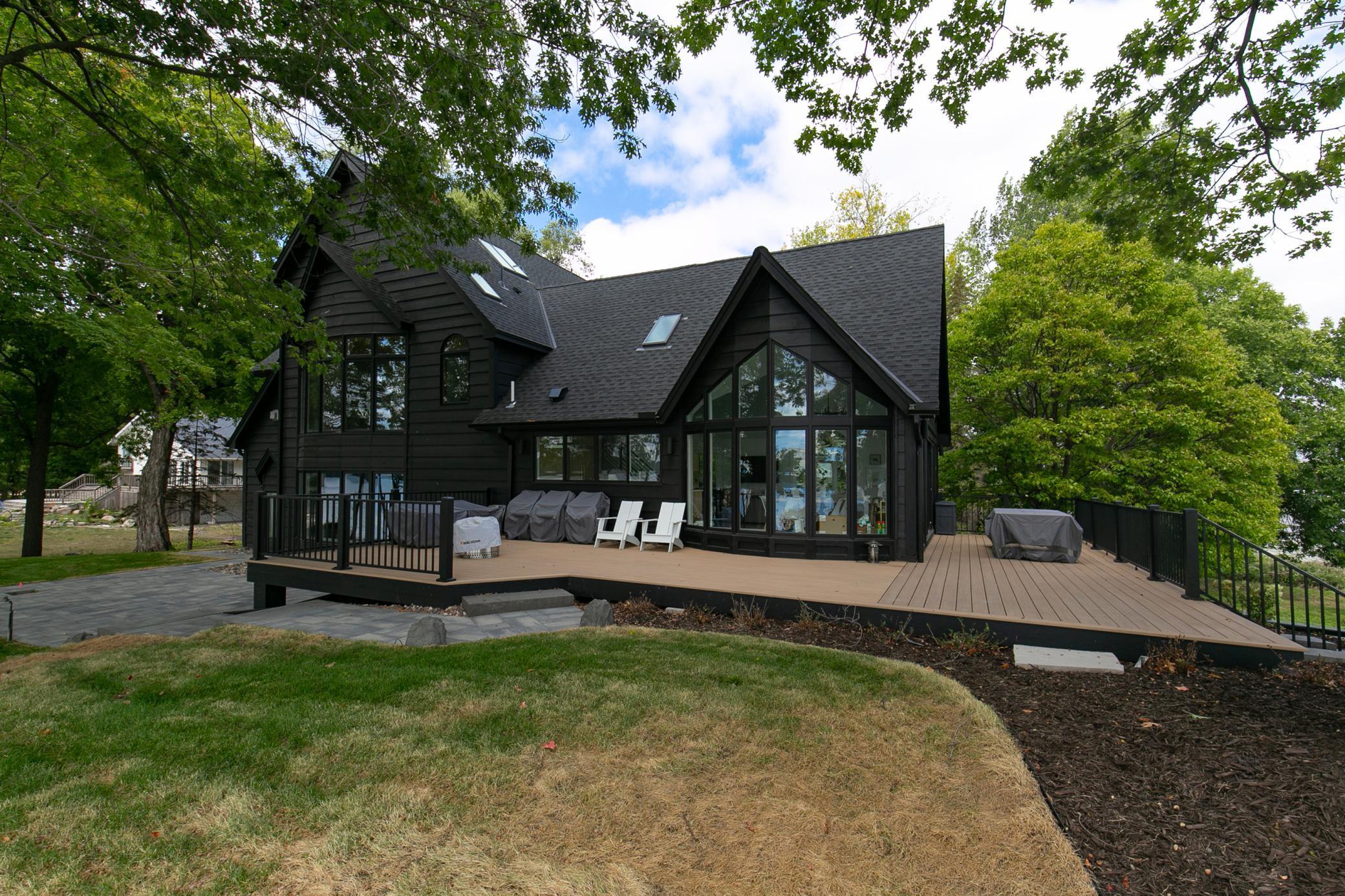 Wraparound patio and deck