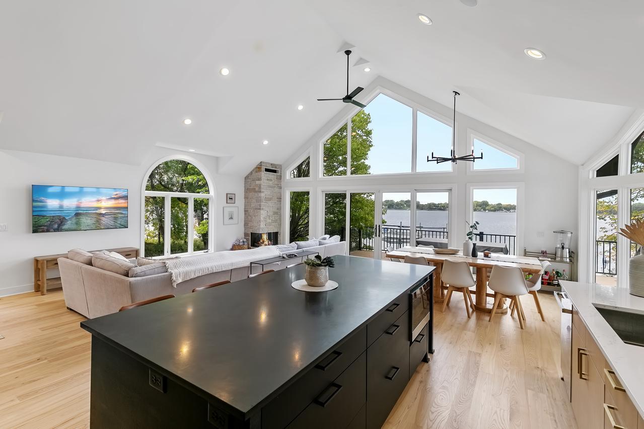 Large kitchen island