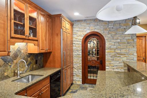 Great cabinet space and second kitchen.