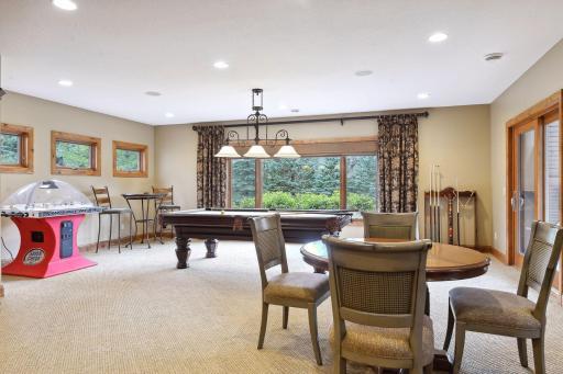 Amusement room perfect for a pool table/game space.