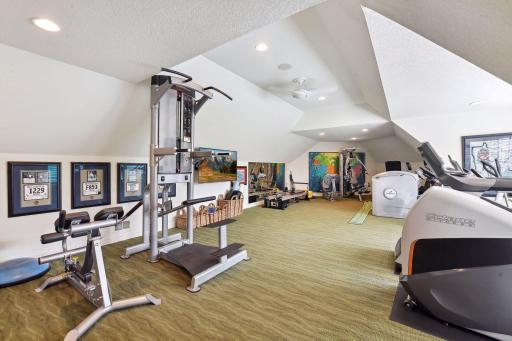 Upper bonus area great for work out space or playroom.