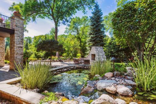 Private, calm setting in backyard.