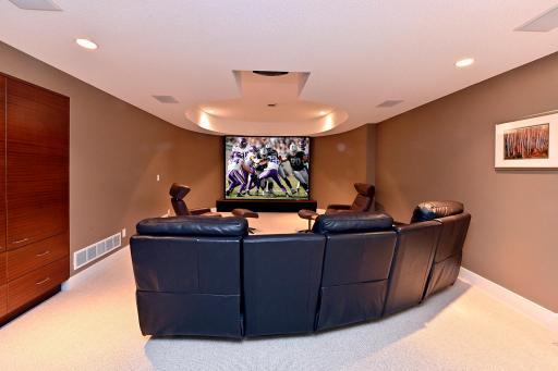 lower level viewing room
