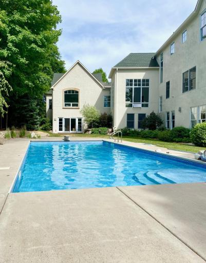 2 walkouts from Lower level to pool