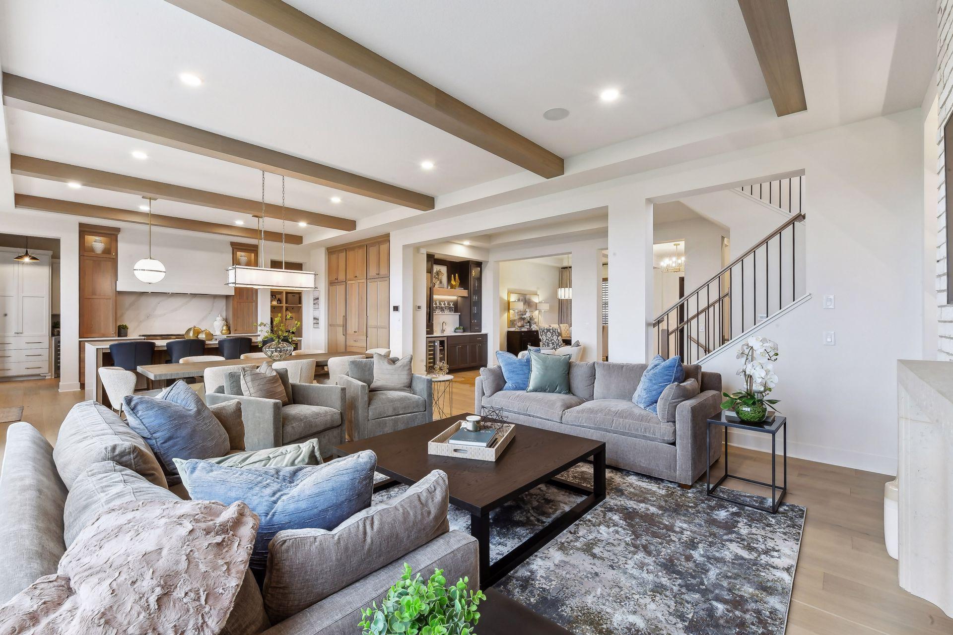 For relaxed entertaining or formal...