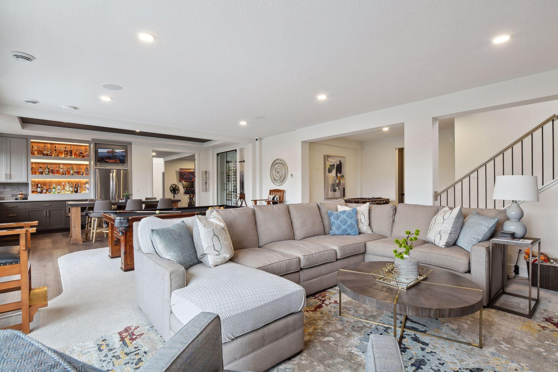 Great Open flow downstairs, too