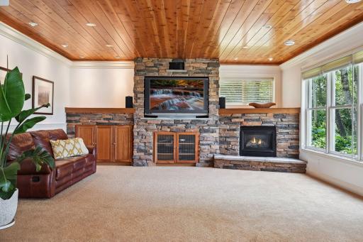 Finished by Hanzel Construction and with keen attention to detail, the fully finished, walkout lower level was designed for entertainment with a second Family Room and room for your game table.