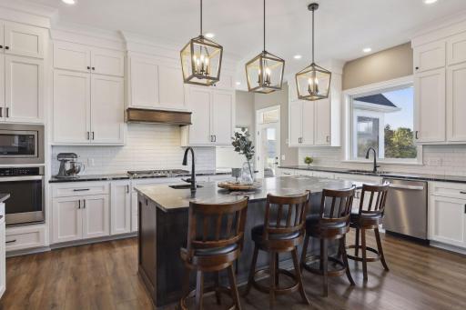 Ceiling height cabinets for extra storage