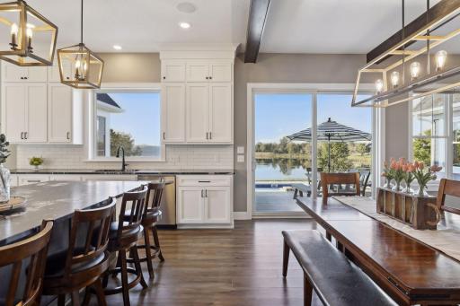 Steps away from your outdoor entertainment