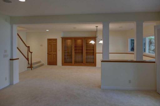 Check out the abundance of space in the lower level!