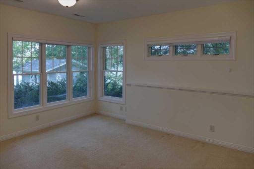 Lower level bedroom 2....a room with a view
