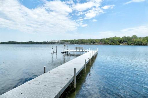 Extra long dock for parking all the water toys