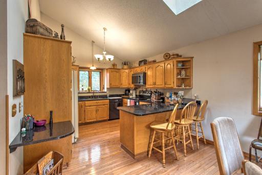 leads to a beautiful kitchen