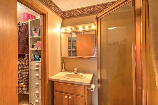 and a private 3/4 bath