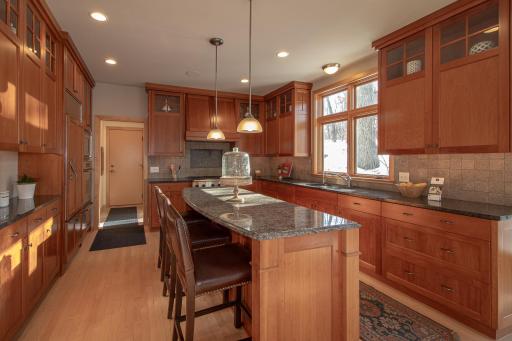 Cherry kitchen with granite & Stainless Steel Appliances