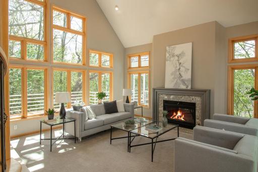 Come cozy up to the wood fireplace for a relaxing evening