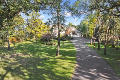 Magical drive into a private estate.