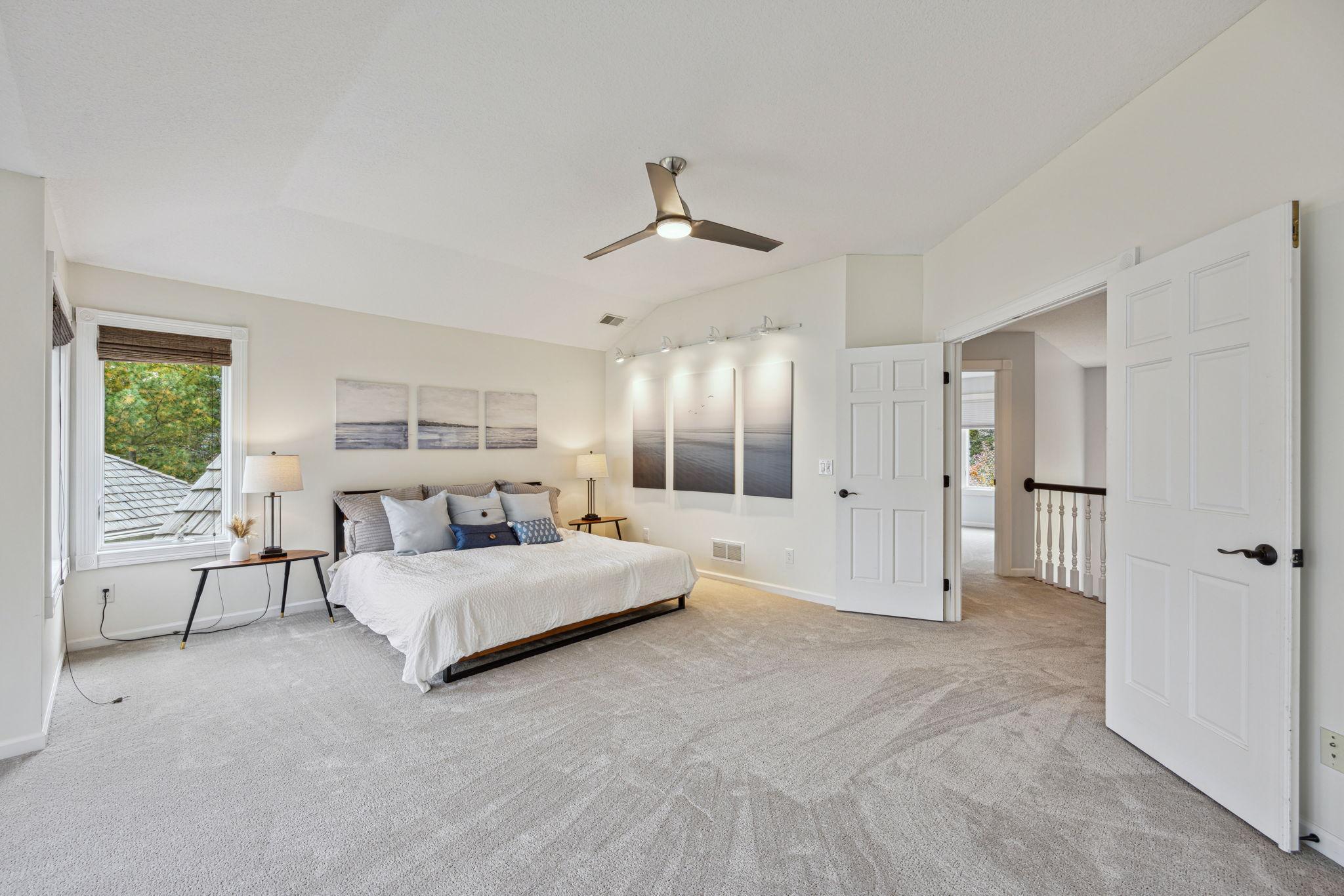 Plenty of space in the Primary ensuite.