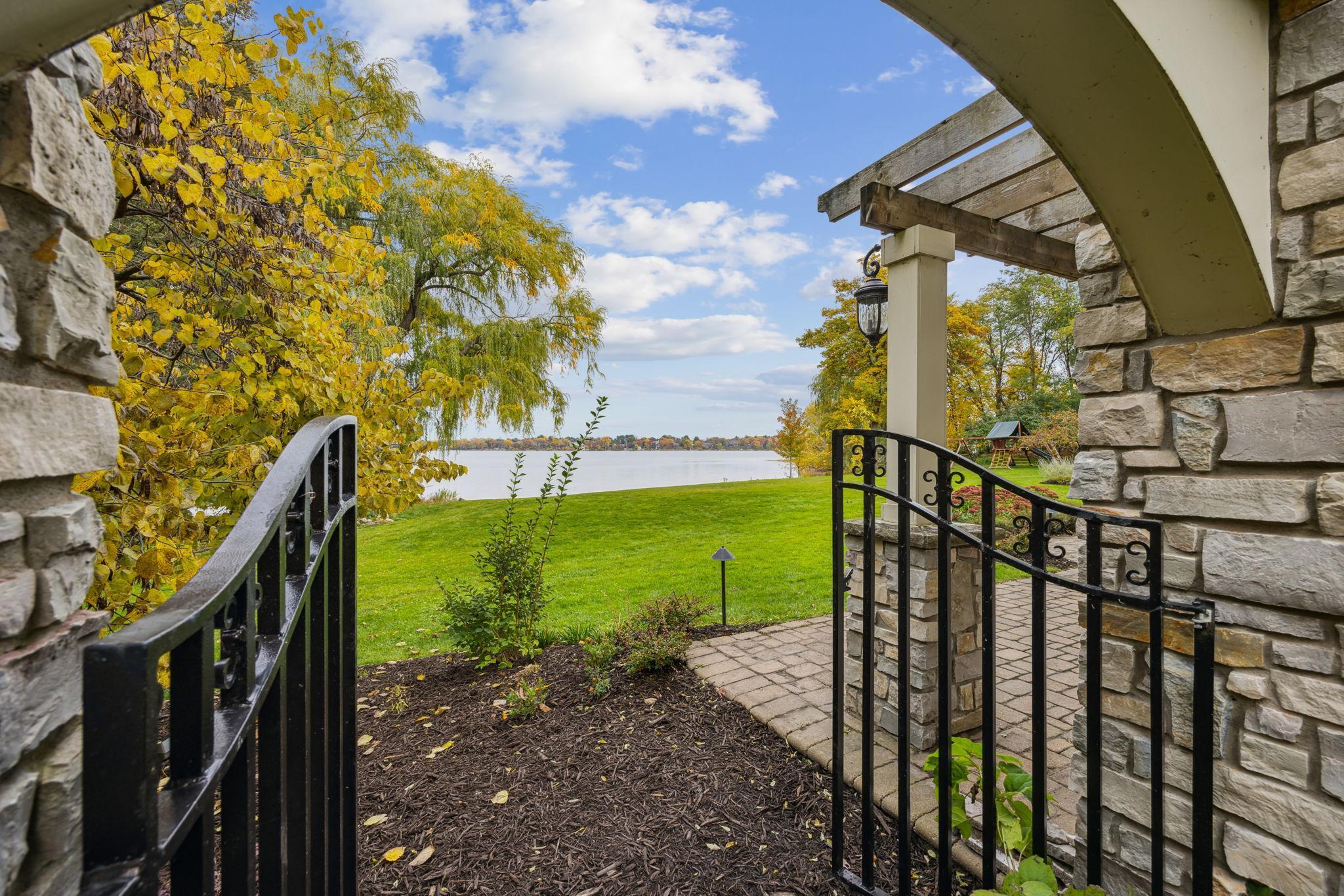 Enchanting gardens and pathways around the home.