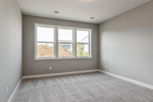 Owner's suite is spacious with plenty of light!