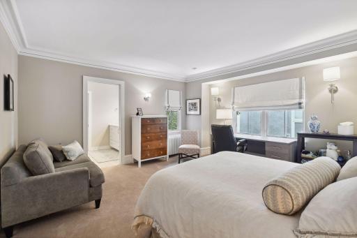 All four of the second level bedrooms are spacious. The second and third bedrooms share a 3/4 Jack and Jill bath. Crown mouldings provide a higher level of finish and beauty.