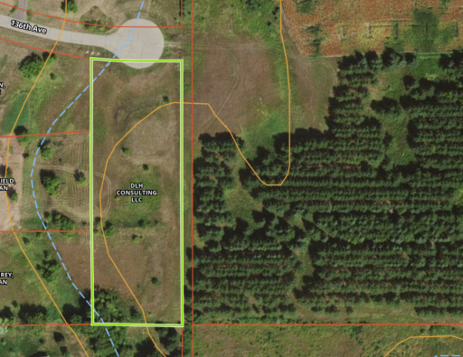 Satelite map of property