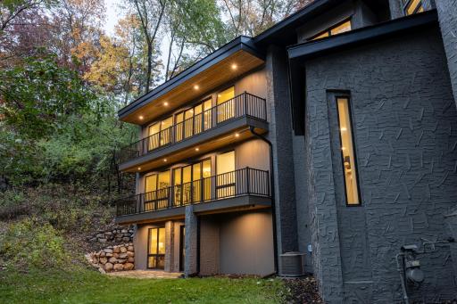 Experience the outdoors from every room in this home! There are private decks and outdoor spaces for every room.