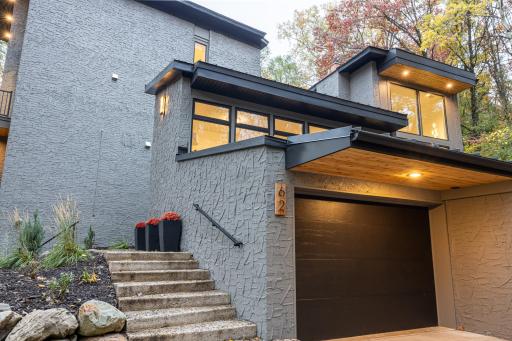 This one-of-a-kind home has a courtyard main-entrance- up the stairs!