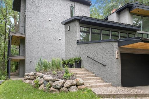 The natural surroundings are by design and a gorgeous backdrop for this one-of-a-kind property.