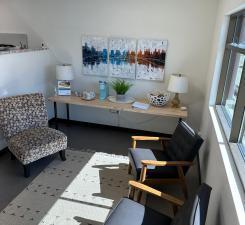 reception area in model