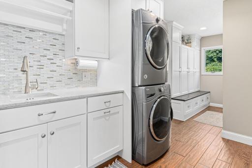 The UL laundry room and mudroom off the garage make this true one-level living!