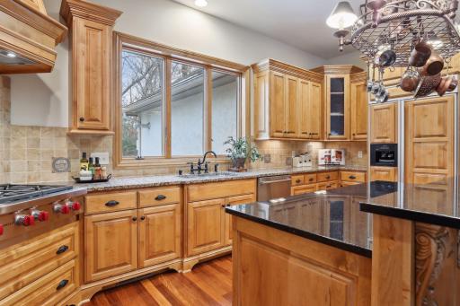 You'll be wowed by the Clear Alder Wood Cabinets!