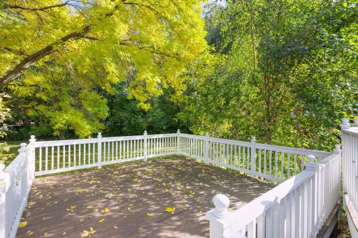 Lower deck - plenty of space for a hot tub