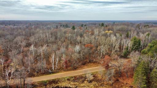 Property on both sides of the road