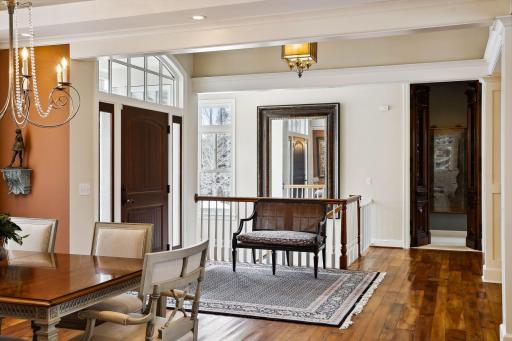 The foyer looking toward the entrance to the owners' suite.
