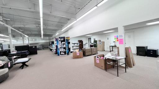310 34th Ave W Alexandria, MN 56308- High ceilings full retail lighting, lavatories and offices
