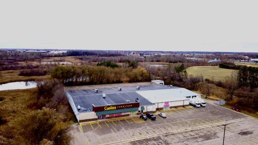 50,000 sq. ft. ft building across from the Viking Plaza Mall and the new home of Kohls this coming spring 2024. Feed off their traffic. Close proximity to I94, Hwy 29 & 27. High visibility and traffic counts.
