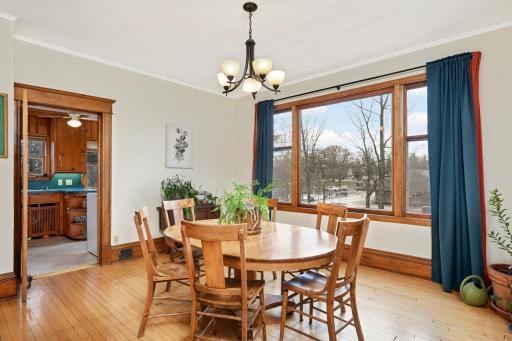 Enjoy the perfect blend of functionality and sociability in the dining room, seamlessly connected to the living room and kitchen, fostering a warm and inclusive atmosphere for shared meals and gatherings.