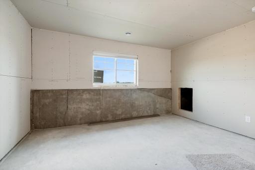 Need additional space to expand? This unfinished basement is the perfect way! (Photo of a completed home, actual home's finishes may vary slightly)