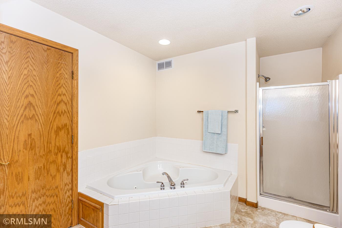 Primary Bathroom - Soaker tub and shower
