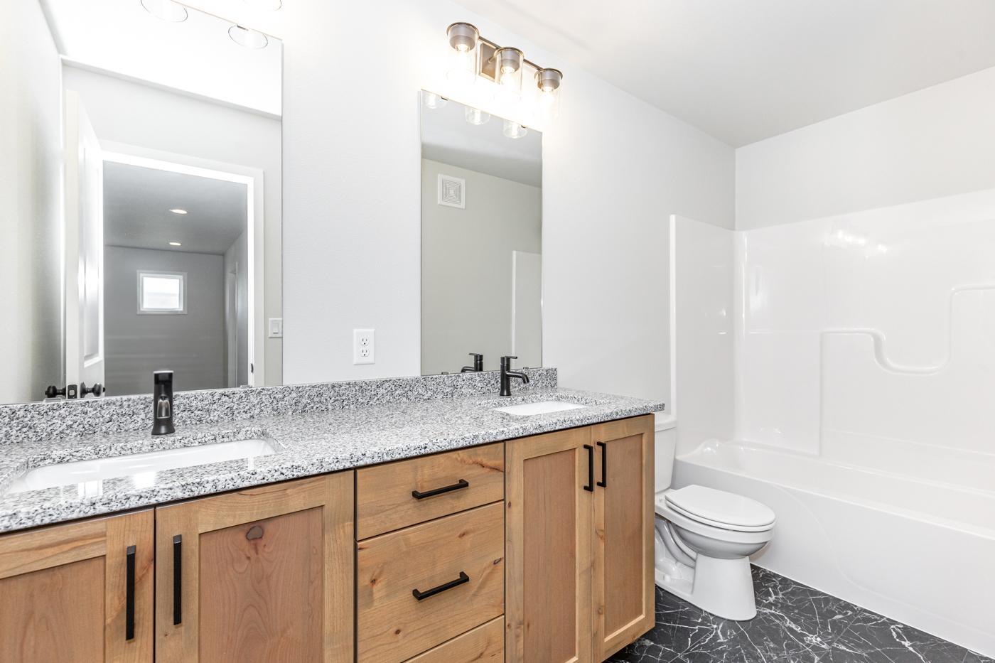 2nd Floor Full Bath - Granite Tops w/ soft close!