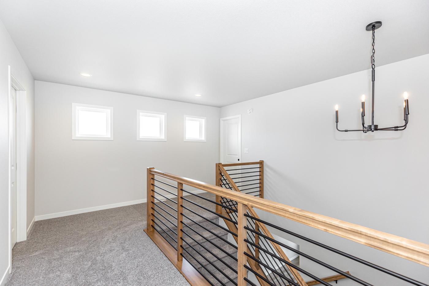 Open Railing - Beautiful wood and metal open railing!