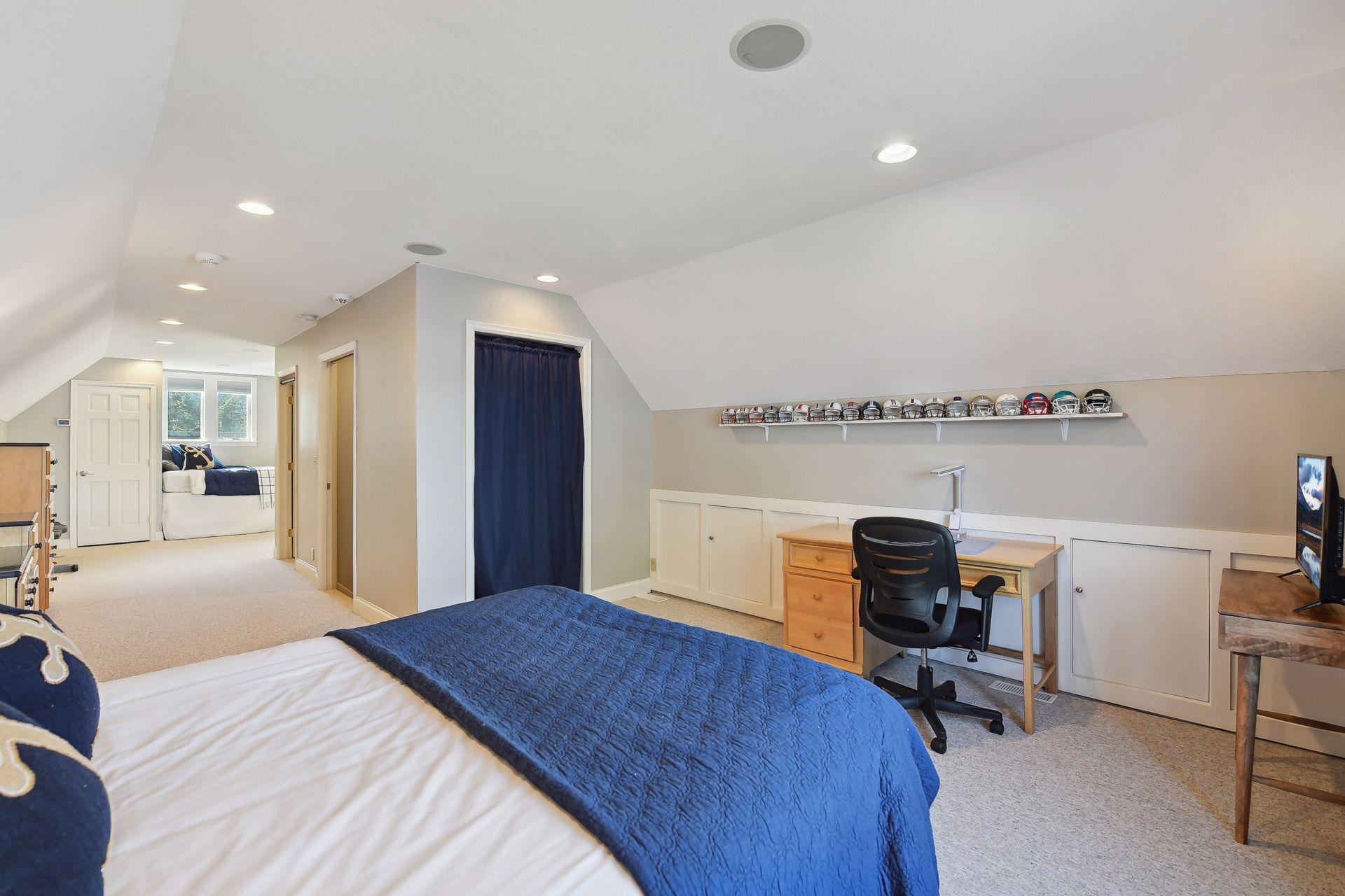 Third level bedroom.