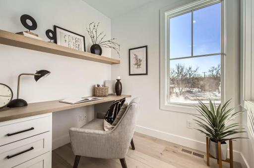 Main Level Office | Photos of model at 5655 Buffington.